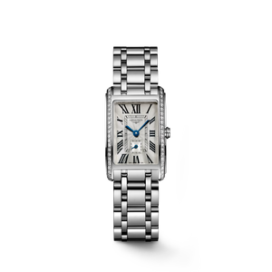 Longines DolceVita Silver “Flinqué” Dial With Diamond-Set Case Stainless Steel Bracelet Quartz 20.80 × 32.00 mm [L5.255.0.71.6]