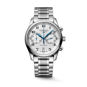 Longines Master Collection Automatic Chronograph Silver Barleycorn Dial Stainless Steel Case & Bracelet 40 mm [L2.629.4.78.6]