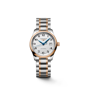 Longines Master Collection Automatic Silver Barleycorn Dial Stainless Steel & 18 k Rose Gold Bracelet 25.50 mm [L2.128.5.79.7]