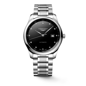 Longines Master Collection Automatic Black Dial with Diamond Markers Stainless Steel Bracelet 42 mm [L2.893.4.57.6]