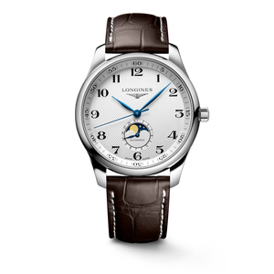 Longines Master Collection Moonphase Automatic Silver Barleycorn Dial Stainless Steel Bracelet 42 mm [L2.919.4.78.3]