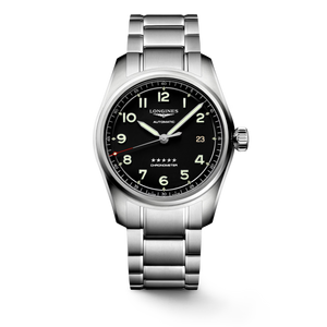 Longines Spirit Automatic Black Matt Dial Stainless Steel Bracelet 40 mm [L3.810.4.53.6]