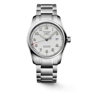 Longines Spirit Automatic Opaline Ivory Dial Stainless Steel Bracelet 40 mm [L3.810.4.73.6]