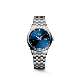 Longines Flagship Classic Automatic Blue Dial Steel, Diamonds 30 mm [L4.374.4.97.6]