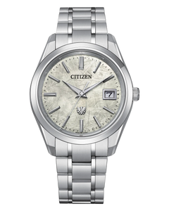The CITIZEN Eco-Drive Calibre A060 38.3mm White Washi Dial [AQ4100-57C]