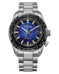 Citizen ATTESA Platinum Shine Super Titanium™ Atomic Time 40.6mm Blue Dial [CB0288-65L]