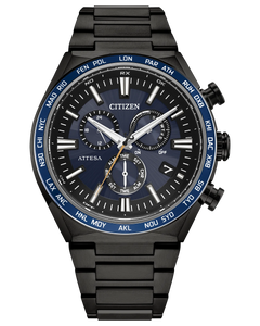 Citizen ATTESA Super Titanium™ Atomic Time 42mm Blue Dial [CB5967-66L]