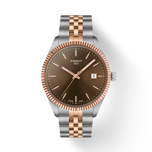 Tissot Ballade 40mm Brown Dial Rose Gold PVD Steel Quartz [T156.410.22.291.01]