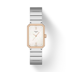 Tissot SRV 30mm White Mother-of-Pearl Dial Steel & Carnation Gold PVD Quartz [T160.110.21.113.00]