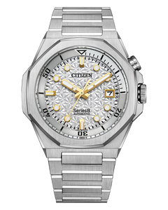 Citizen Series8 890 City Lights 42.6mm Silver-Tone Dial Automatic [NB6060-58H]