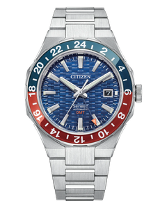 Citizen Series8 880 GMT 41mm Silver-Tone Dial Automatic [NB6030-59L]