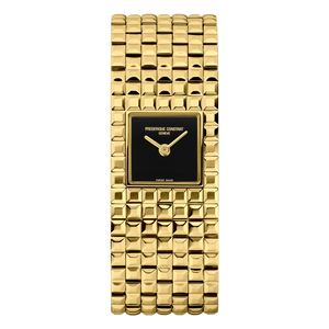 Frédérique Constant Classics Manchette 25.7×20mm Black Onyx Dial Quartz [FC-200ONB1MC5B]