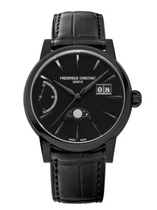 Frederique Constant Classic Power Reserve Big Date Manufacture Black Dial 40mm [FC-735B3DH6]