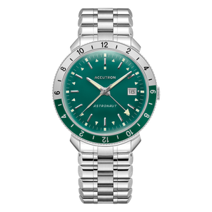 Accutron Astronaut GMT Automatic Green Dial 41 mm [26B205]