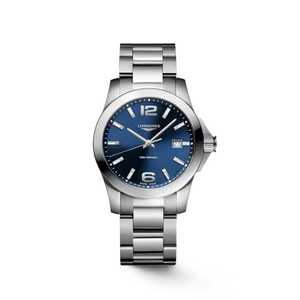 Longines Conquest 34 mm Quartz Blue Dial Stainless Steel [L3.377.4.96.6]