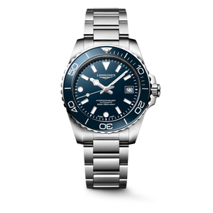 HYDROCONQUEST- Automatic watch, Ø 39.00 mm, stainless steel and ceramic bezel, L3.779.4.96.6 L37794966
