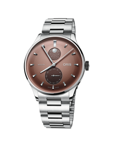 Oris Artelier Complication 39.5 mm GMT Moonphase Brown Dial, Bracelet [01 782 7811 4056-07 8 20 20]