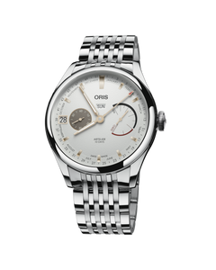 Oris Artelier Calibre 113 43 mm Manual Wind 10-Day Power Reserve White Dial, Bracelet [01 113 7806 4051-07 8 23 79PS]