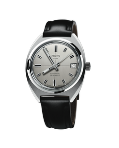 Oris Heritage Star Edition 35 mm Automatic Silver Dial Leather Strap [01 733 7813 4151-SET]