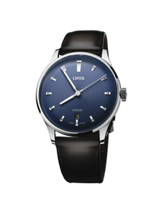 Oris Artelier Date 38 mm Automatic Blue Dial Leather Strap [01 733 7810 4055-07 6 20 17FC]