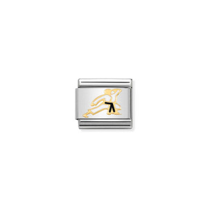 COMPOSABLE CLASSIC SPORTS 1 IN STAINLESS STEEL WITH ENAMEL AND 18K GOLD KARATE