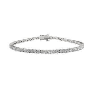 VERA DIAMONDS Lab-Created Diamond Tennis Bracelet 3.00 CTW EF/VS 14K White Gold [5003751.3]