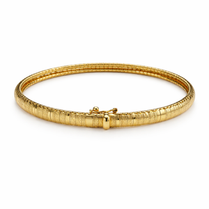 Italian Gold Collection Solid Mesh Bracelet 18K Yellow Gold 7.5 Inches
