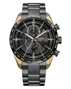 Citizen Attesa ACT Line Black Titanium™ 42 mm Eco-Drive Atomic Timekeeping Black Dial Watch [AT8384-58E]