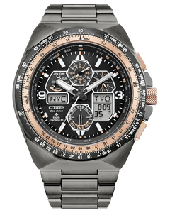 Citizen Promaster Skyhawk A-T 35th Anniversary Limited Edition Atomic Timekeeping 45.7 mm Black Dial Bracelet Watch [JY8146-54E]