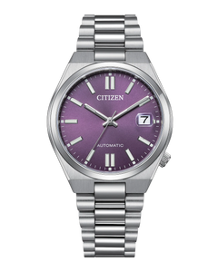 Citizen TSUYOSA Automatic 37 mm Purple Dial Stainless Steel Bracelet [NJ0200-50W]