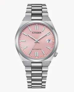 Citizen TSUYOSA Automatic 37 mm Pastel Pink Dial Stainless Steel Bracelet [NJ0200-50Z]