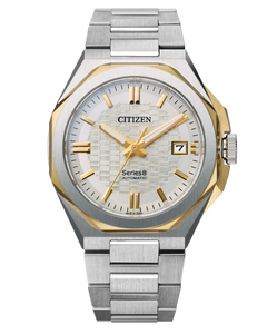 Citizen Series8 Automatic White Dial Two-Tone 39.3 mm [NB6084-50A]