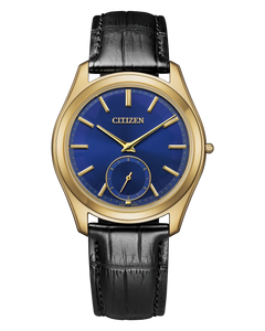 Citizen Eco-Drive One Ultra-Thin Blue Dial Crocodile Strap 36.6 mm [AQ5022-02L]