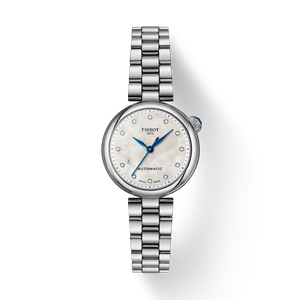 Tissot Désir Automatic 28 mm White Mother-of-Pearl Diamond Dial Stainless Steel Bracelet [T152.207.11.116.00]