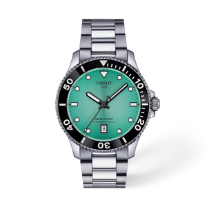 Tissot Seastar 1000 40 mm Quartz Turquoise Dial Steel Bracelet [T120.410.11.091.00]