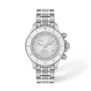 Tissot Seastar 1000 Chronograph 38 mm White Gradient Dial Stainless Steel Bracelet [T120.217.11.011.00]