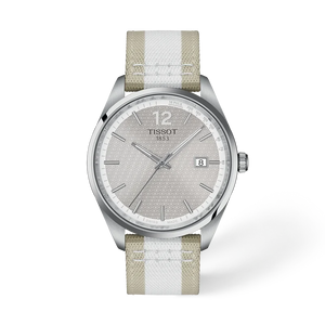 Tissot PR 100 Cycling Special Edition 40 mm Grey Bicycle Chain Dial Grey Textile Strap [T150.410.17.037.00]