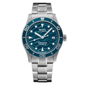 Mido Ocean Star 39 Automatic 39 mm Blue Relief Dial Stainless Steel Bracelet [M026.907.11.041.01]
