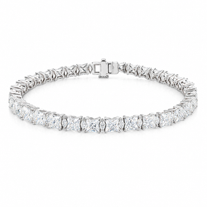 VERA Diamonds™ Florian Marquise & Lily-Cut Lab-Grown Diamond Bracelet 13.05 Carat 14K White Gold