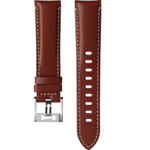 22mm Brown Leather Strap for Hamilton Khaki Aviation X-Wind GMT Chrono Quartz H77922541 H6007791001