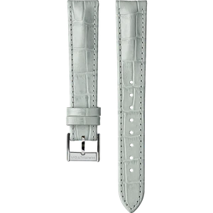 16mm Linden Green Leather Strap for Hamilton Jazzmaster Open Heart Auto H32115891 H6003211001