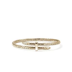 John Hardy Spear Flex Cuff 14K Yellow Gold 4 mm [CMGG98787]