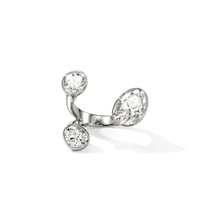 John Hardy JH Lovestruck™ Open Ring Sterling Silver with 4.0TCW Lab-Grown Diamonds [RBP43029LGD]