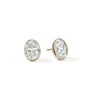John Hardy JH Lovestruck™ Stud Earrings 14K Yellow Gold with 5.0TCW Diamonds [EGGX43027LGD]