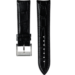 22mm Black Leather Strap for Hamilton Jazzmaster H6003851001