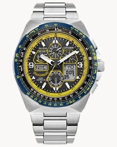 Citizen Promaster Skyhawk A-T Blue Angels 46 mm Blue Dial Silver Bracelet [JY8125-54L]