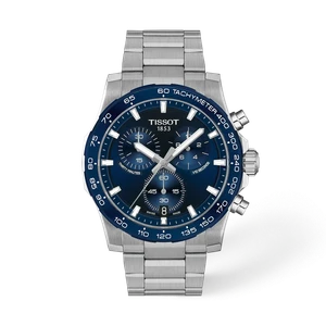 Tissot Supersport Chrono 42 mm Blue Dial Steel Bracelet [T125.417.11.041.00]
