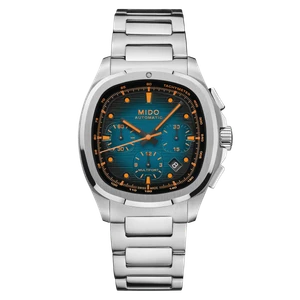 Mido Multifort TV Chronograph Special Edition Automatic 42 mm Blue Dial Steel Bracelet [M049.527.11.041.01]