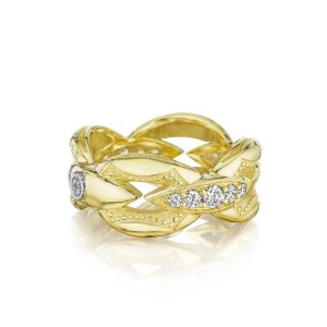 SILVER/18 KARAT YELLOW GOLD 0.63CT DIAMOND Stack Ring SILVER/18 KARAT YELLOW GOLD 0.63CT DIAMOND Stack Ring