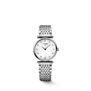 La Grande Classique De Longines Mother-of-Pearl Diamond Dial Quartz 24 mm [L4.209.4.87.6]
